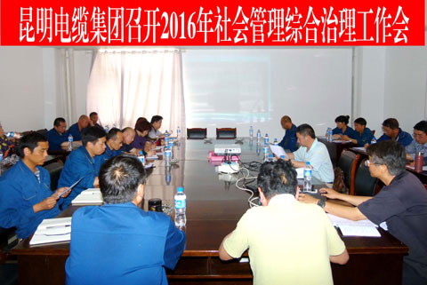 昆明電纜集團(tuán)召開2016年社會(huì)管理綜合治理工作會(huì)